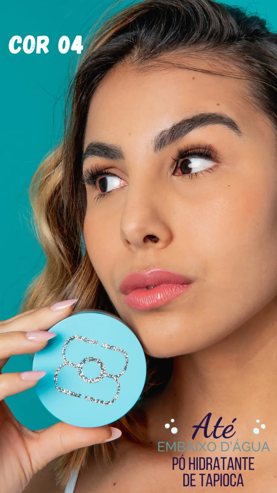 Pó Hidratante de Tapioca Até Embaixo Dágua