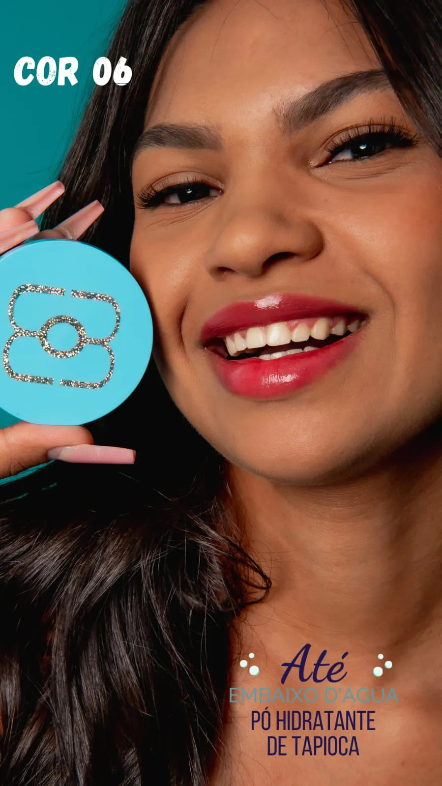 Pó Hidratante de Tapioca Até Embaixo Dágua