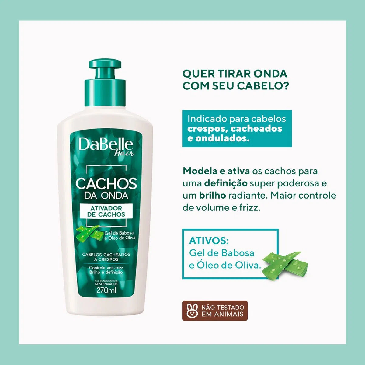 Dabelle Hair Cachos da Onda Ativador de cachos - 270ml