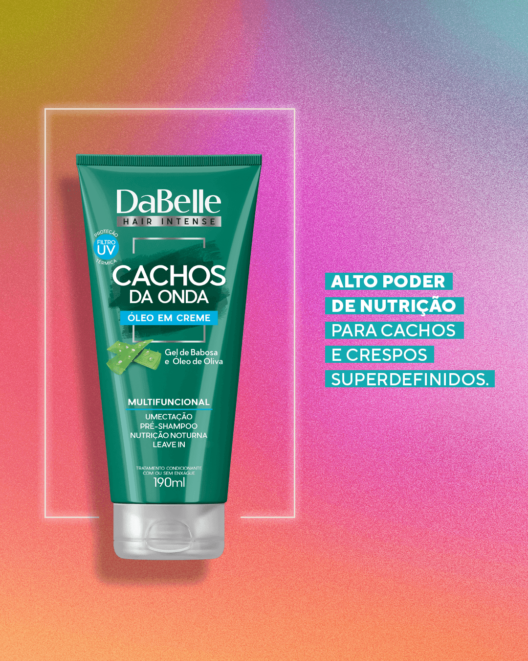 DaBelle Hair Cachos da Onda Óleo em Creme - 190ml