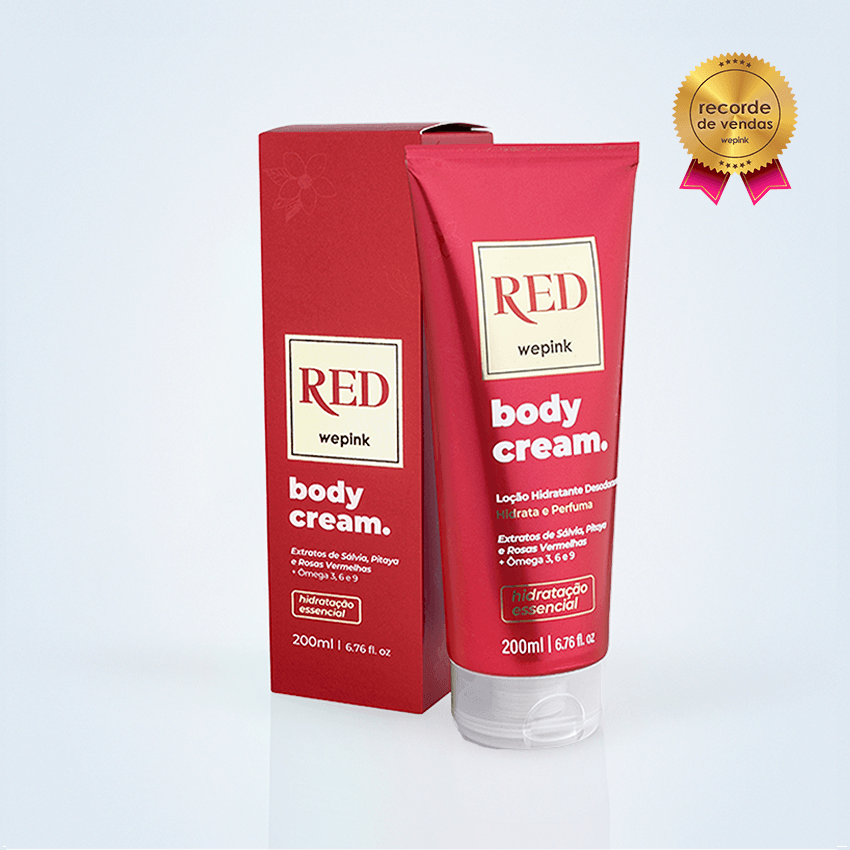 Body Cream Red Desodorante Hidratante - 200ml