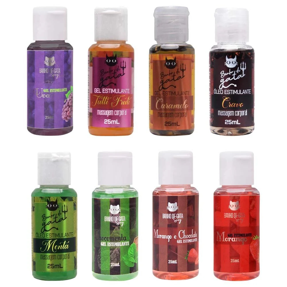 Gel óleo Beijável Estimulante Banho De Gata - 25ml
