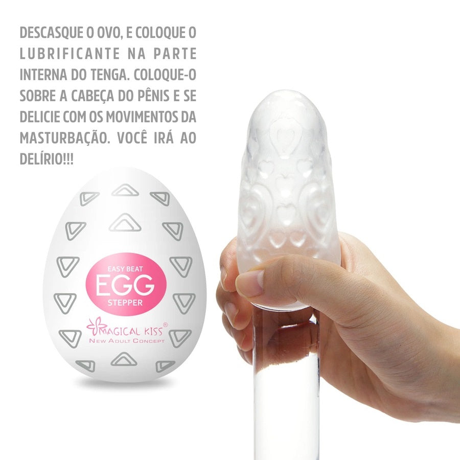 Magical Kiss Egg Masturbator - Stepper