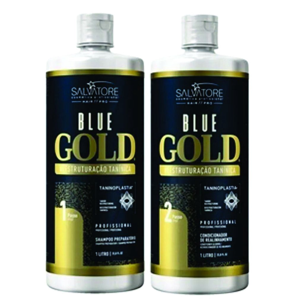 Salvatore Blue Gold Progressiva sem Formol Kit 2x1000ml.