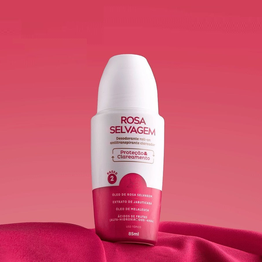Whitening Roll-on Deodorant Rosa Selvagem - 85ml