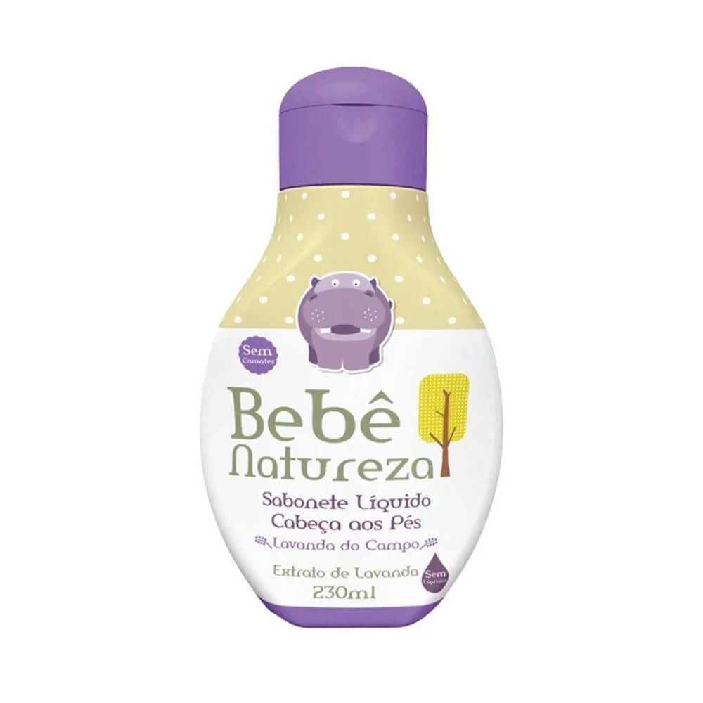 Bebê natureza lavanda sabonete líquido 230ml