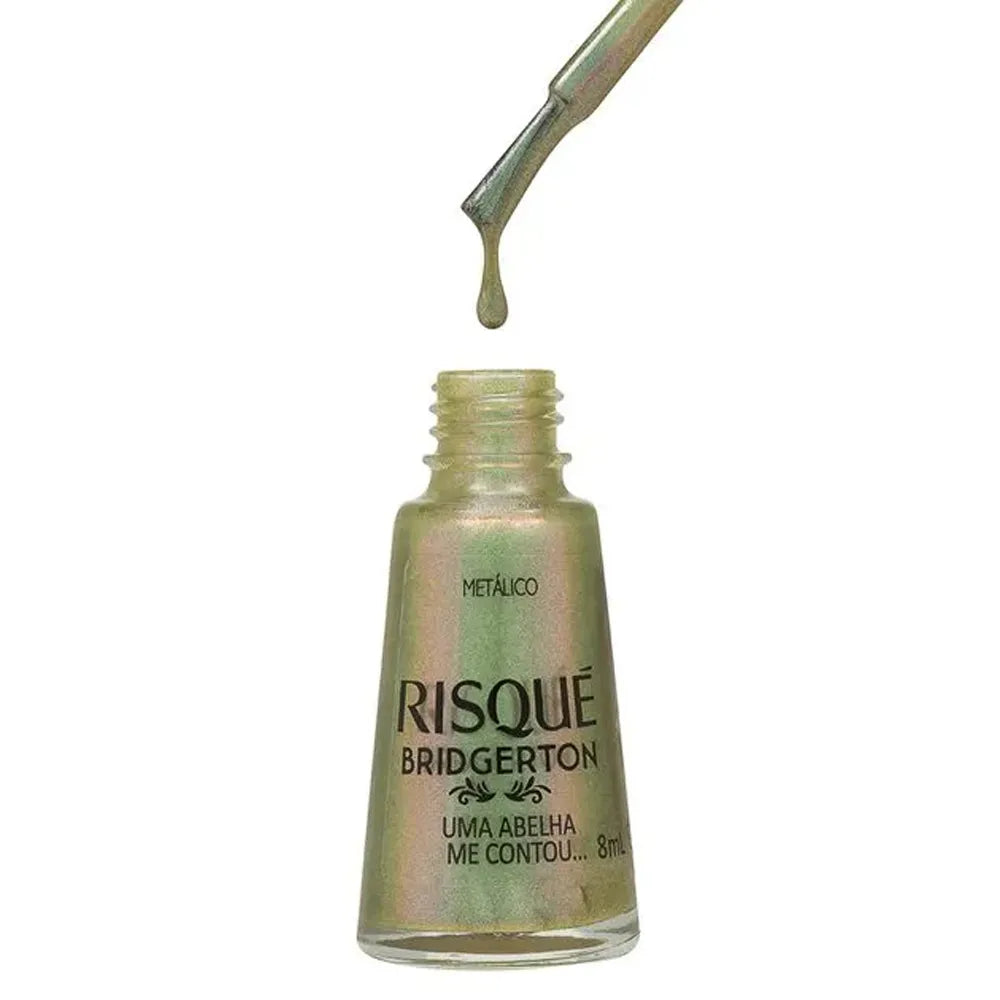 Esmalte Metálico Risqué Bridgerton Uma Abelha Me Contou - 8ml