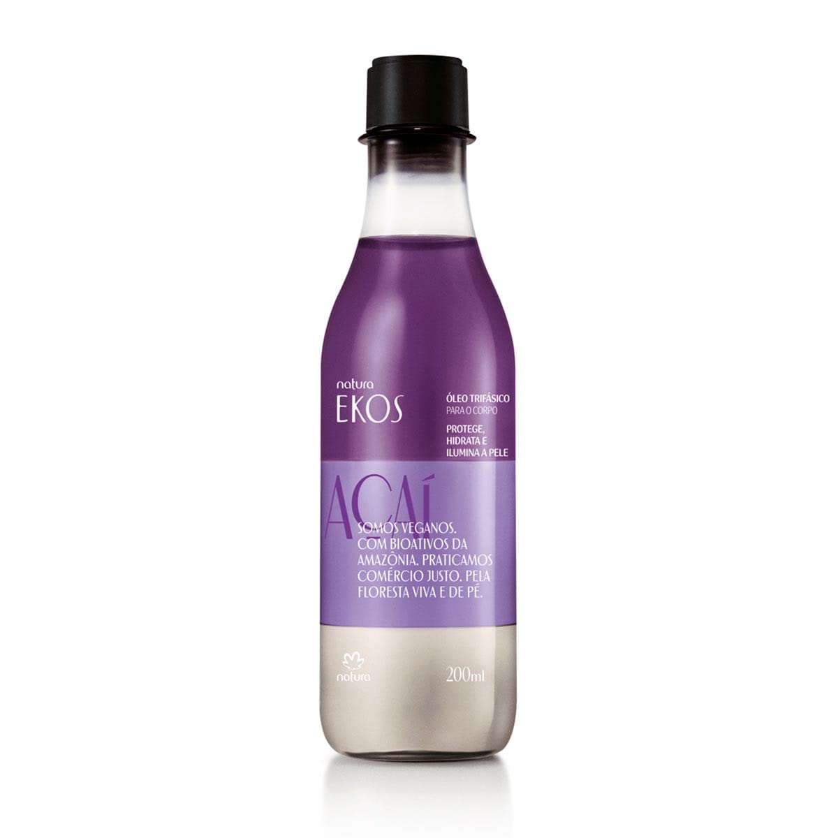 Óleo Trifásico Desodorante Corporal Ekos Açaí - 200ml