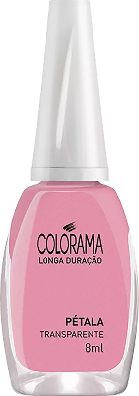 ESMALTE COLORAMA COMERCIAL 8ML PÉTALA TRANSPARENTE