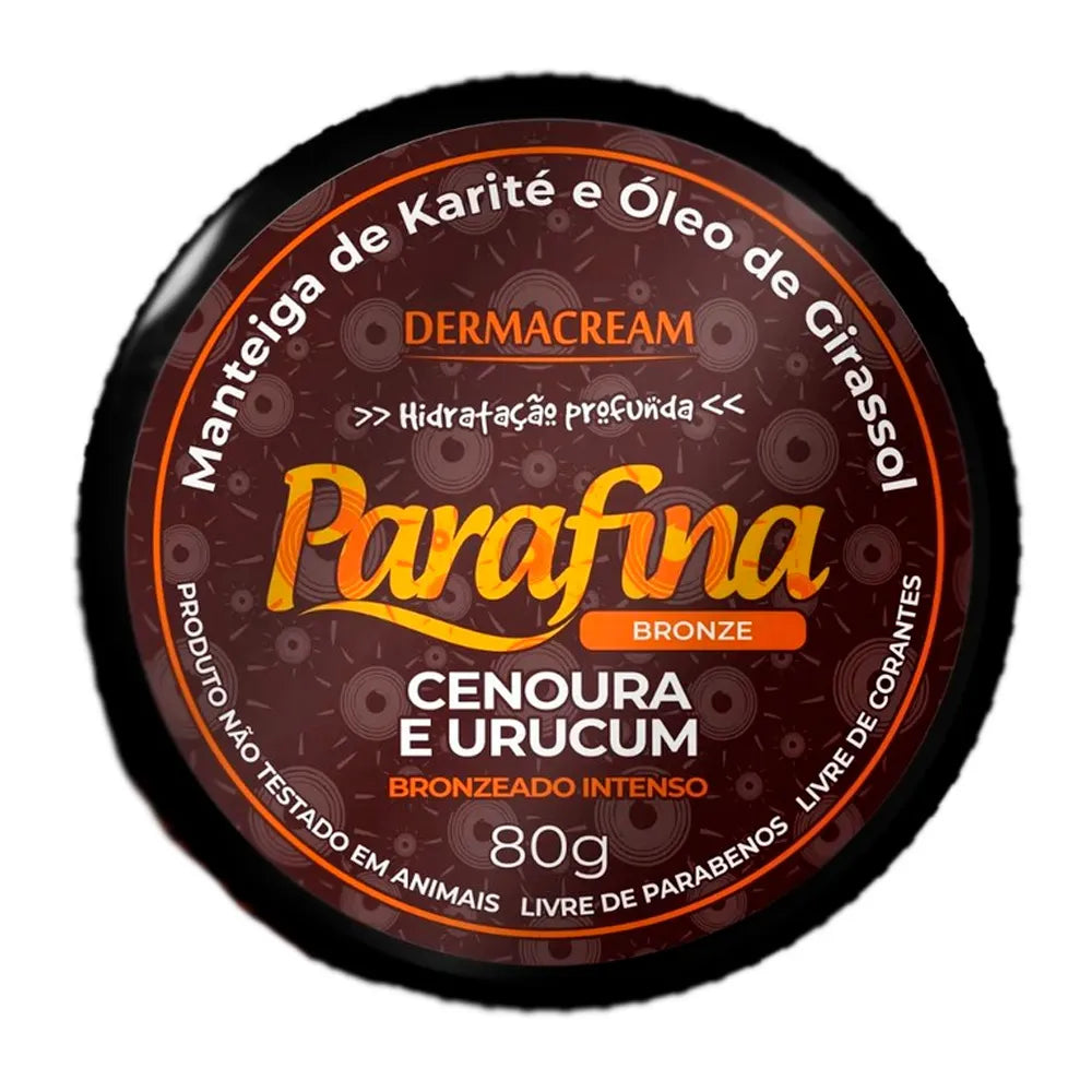 Creme Parafina Hidratação Profunda Bronzeado Profundo - 80g
