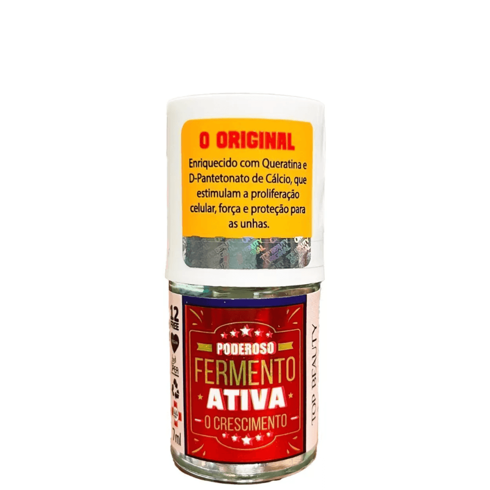 Base Poderoso Fermento Ativa Crescimento Original Top Beauty - 7ml