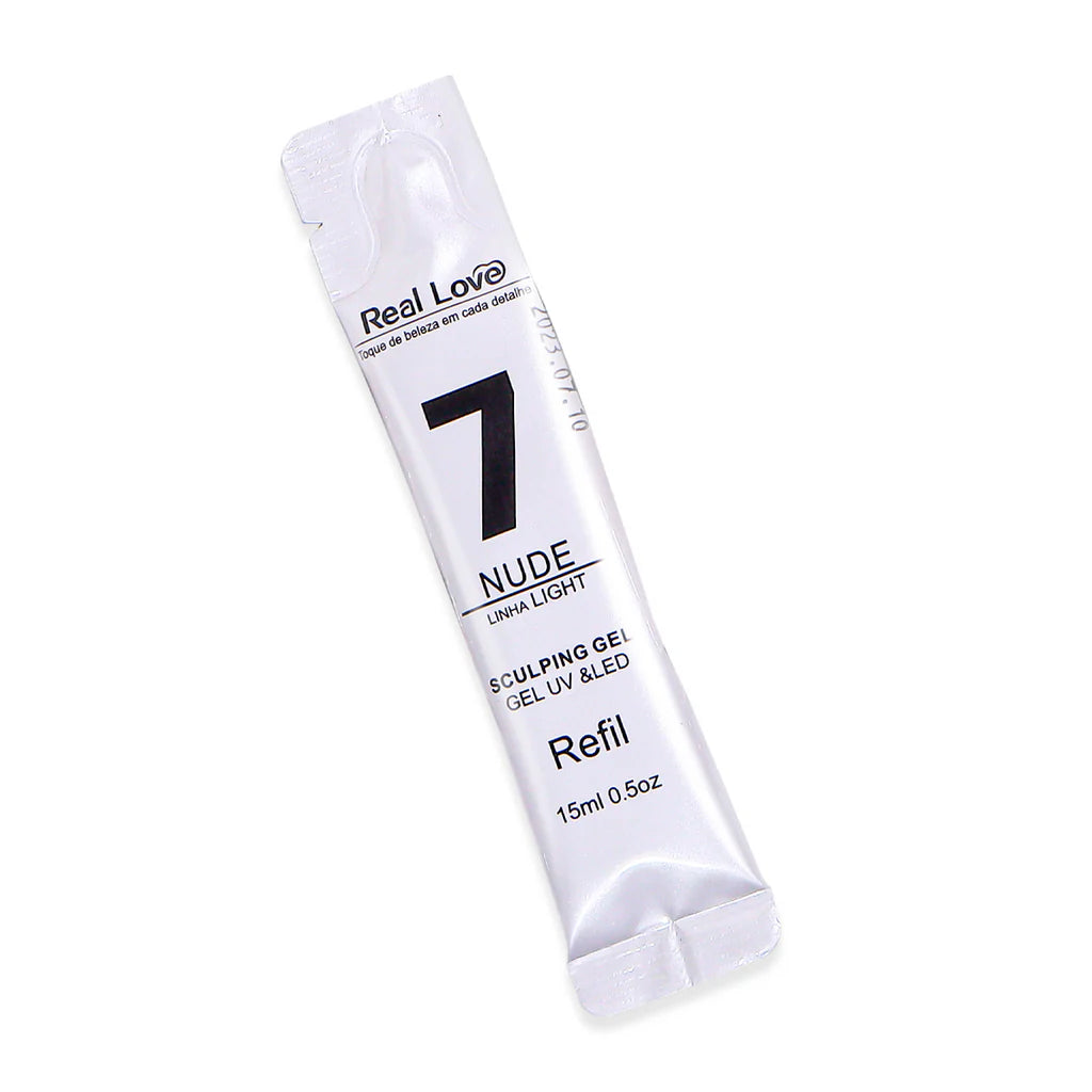 Refil de Gel para Alongamento de Unhas - Linha Light - 15ml - Real Love
