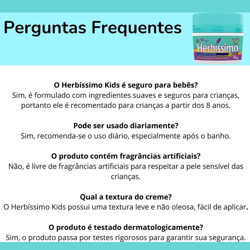 Desodorante Creme Herbíssimo Kids - 55g