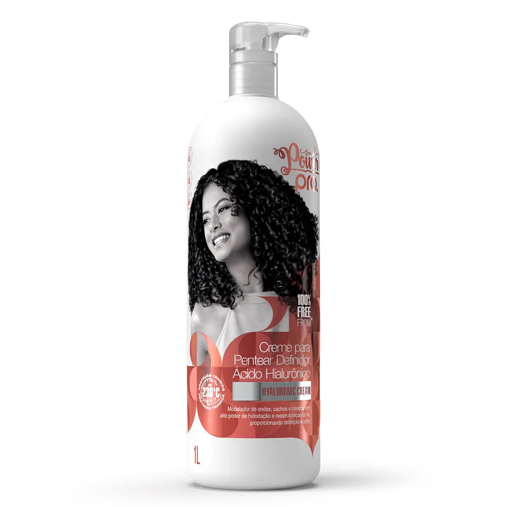 Creme Para Pentear Soul Power Pro Ácido Hiarulônico Cream - 1L