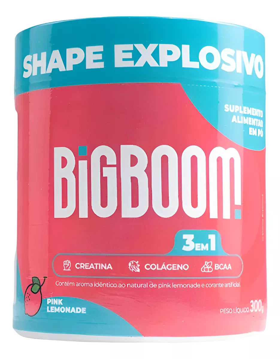 Creatina Monohidratada - Big Boom 3 Em 1 Colágeno + Bcaa