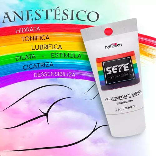 Anal Anaesthetic Lubricant Gel 7 Sensations - 25g