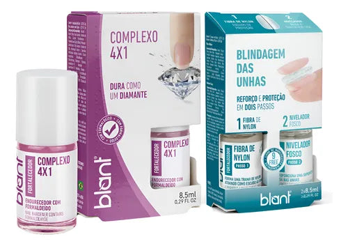 Base Fios De Nylon+ Nivelador Fosco+ Complexo 4x1 Original B