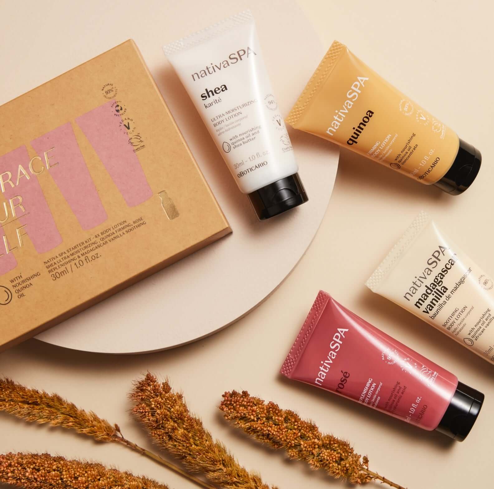 KIT MINI Nativa Spa’s Body Creams Embrace Yourself