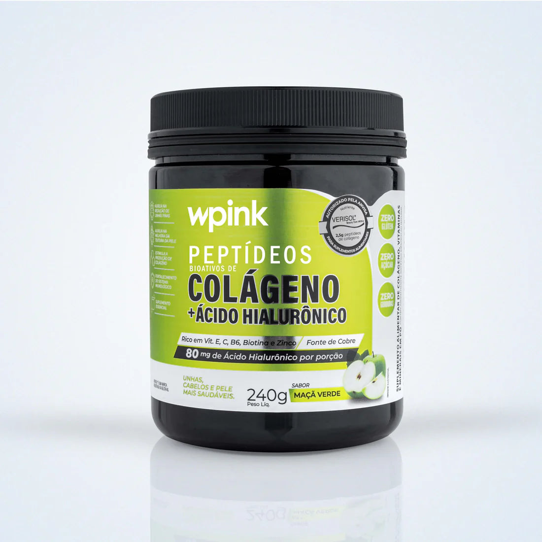 Colágeno de maçã verde Wpink - 240g