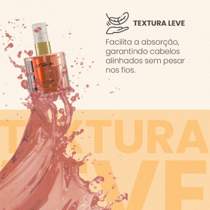 Velvet Drops Óleo Reparador Brilho e Sedosidade - 30ml