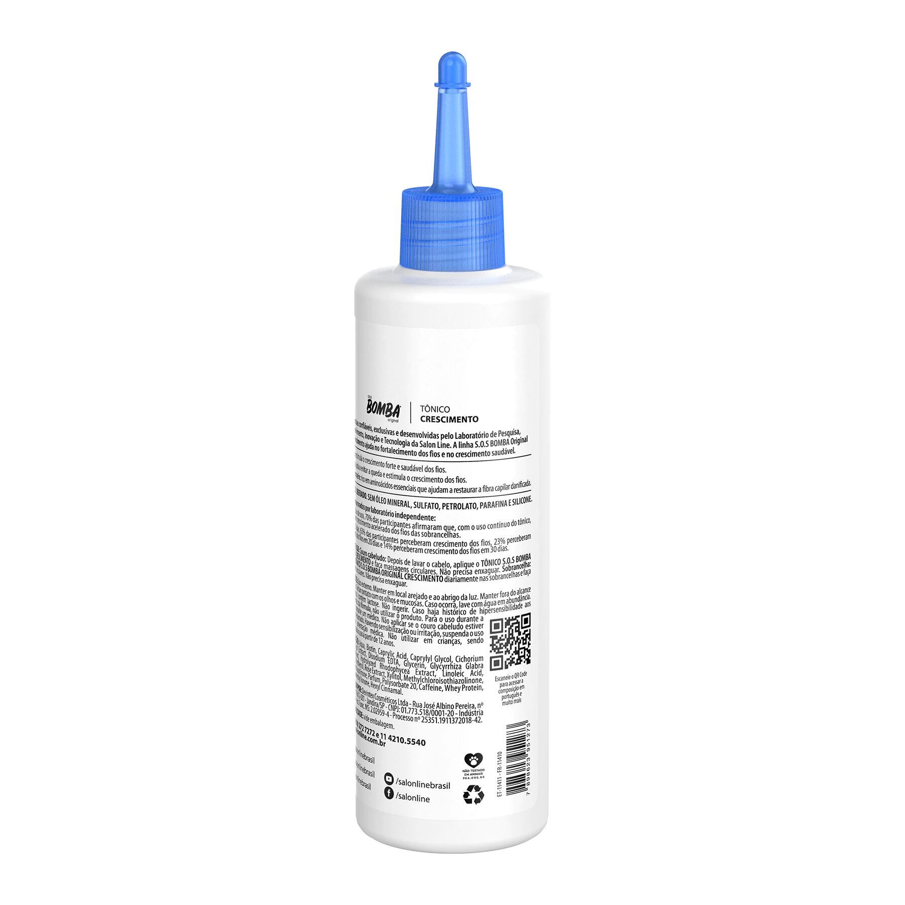 Tônico Fortalecedor SOS Bomba Crescimento Acelerado Salon Line - 100ml