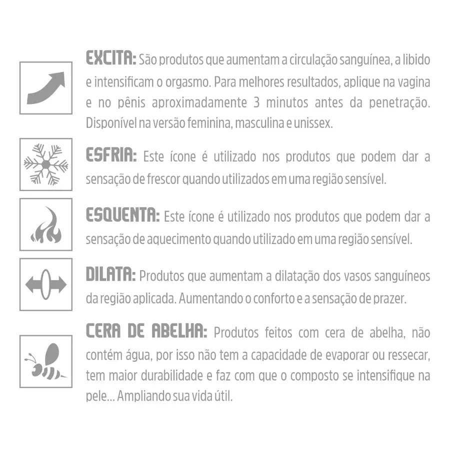 EXCITANTE UNISSEX POMADA ORIENTAL HOT FLOWERS 4G - PADRÃO