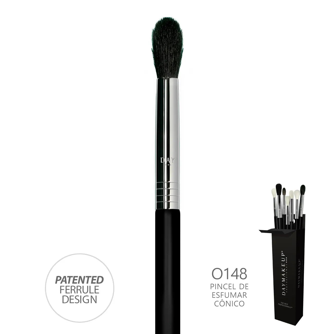 KIT PINCÉIS DAYMAKEUP PARA ESFUMAR - COM 7 PEÇAS