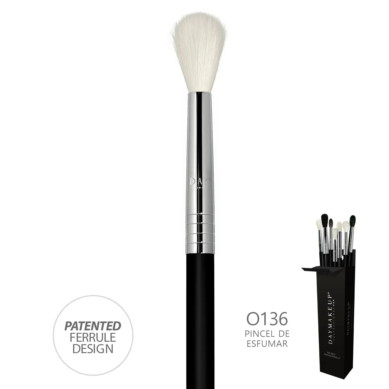 KIT PINCÉIS DAYMAKEUP PARA ESFUMAR - COM 7 PEÇAS