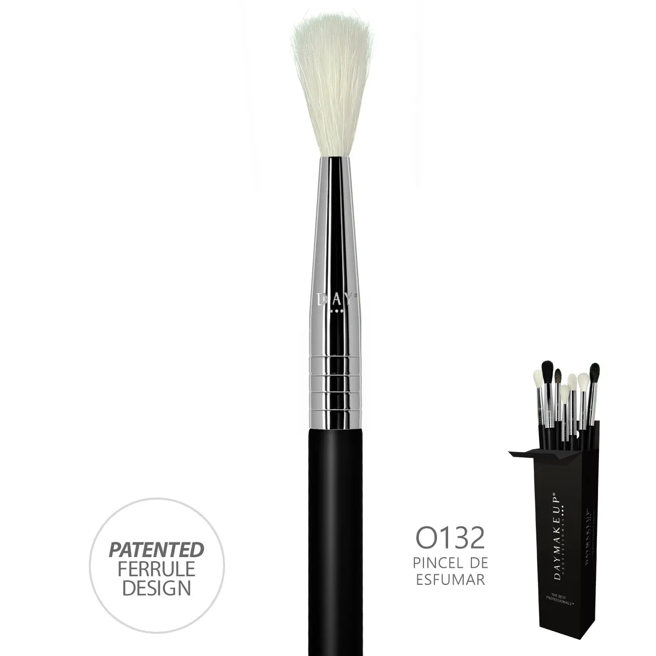 KIT PINCÉIS DAYMAKEUP PARA ESFUMAR - COM 7 PEÇAS
