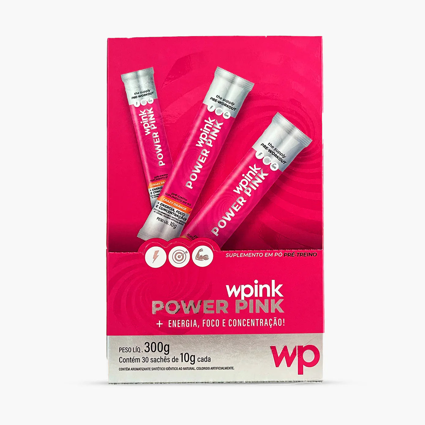 Power Pink de Laranja - Pré-Treino – 300g