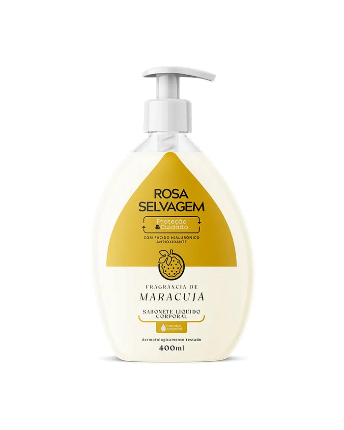 Sabonete Líquido Maracujá Rosa Selvagem - 400ml