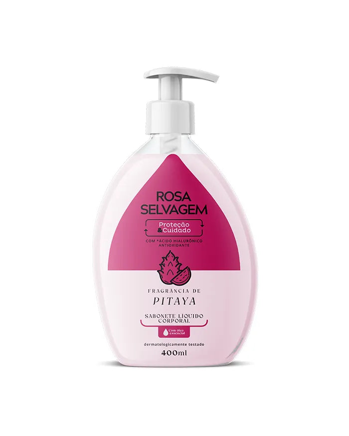 Sabonete Líquido Pitaya Rosa Selvagem - 400ml