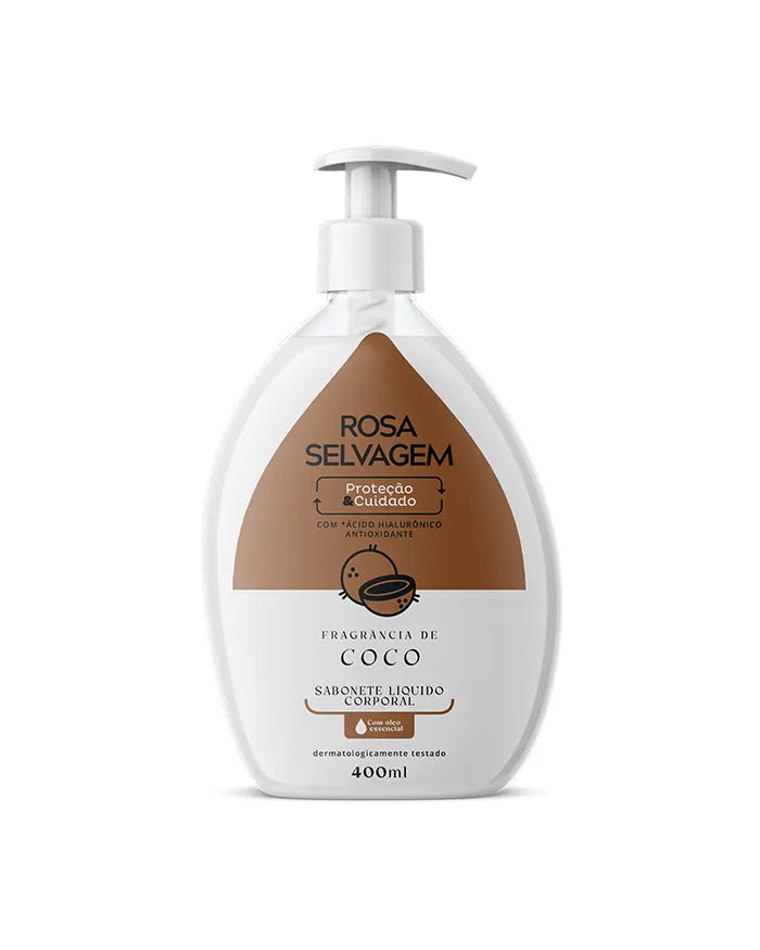 Sabonete Líquido Côco Rosa Selvagem - 400ml