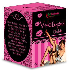 Kissable Candle Hot Chiclete - 45g