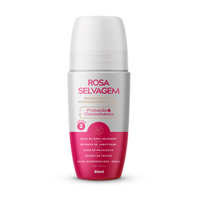Whitening Roll-on Deodorant Rosa Selvagem - 85ml