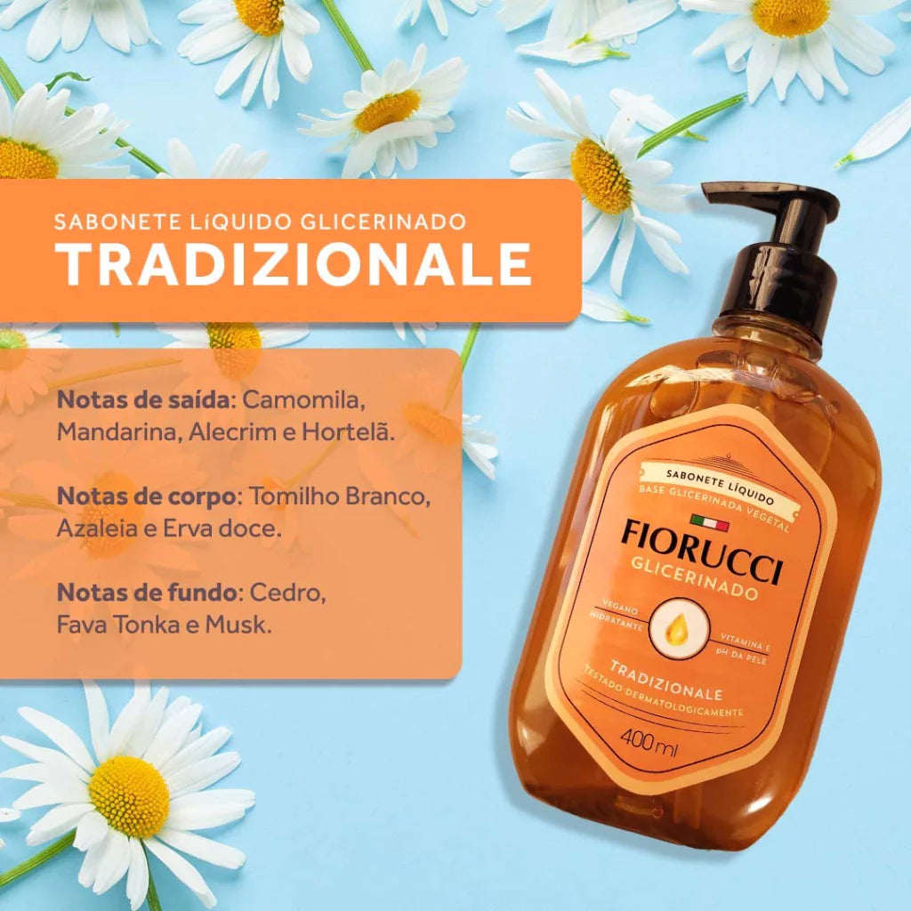 Sabonete Líquido Glicerinado - Tradizionale 400ml