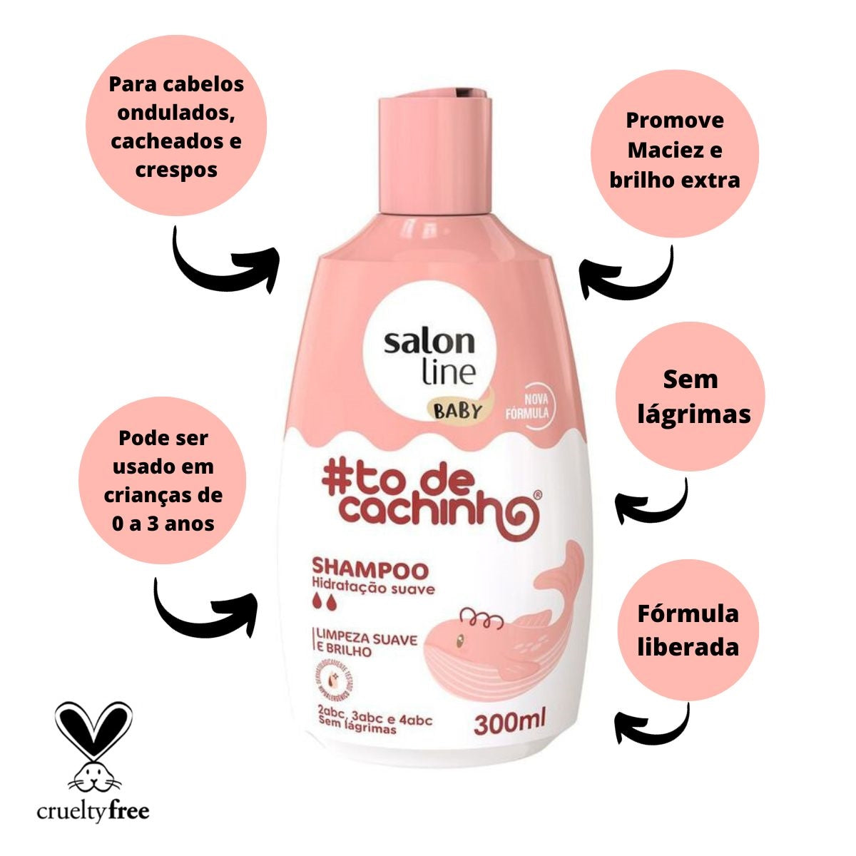 Creme Para Pentear #todecachinho Baby 300ml