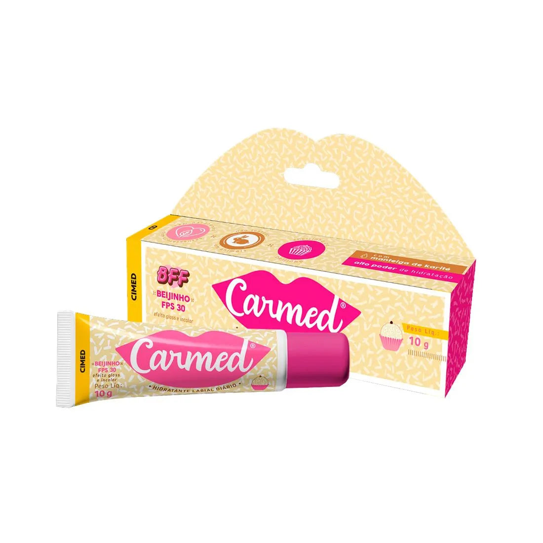 Carmed Hidratante Labial BFF Beijinho