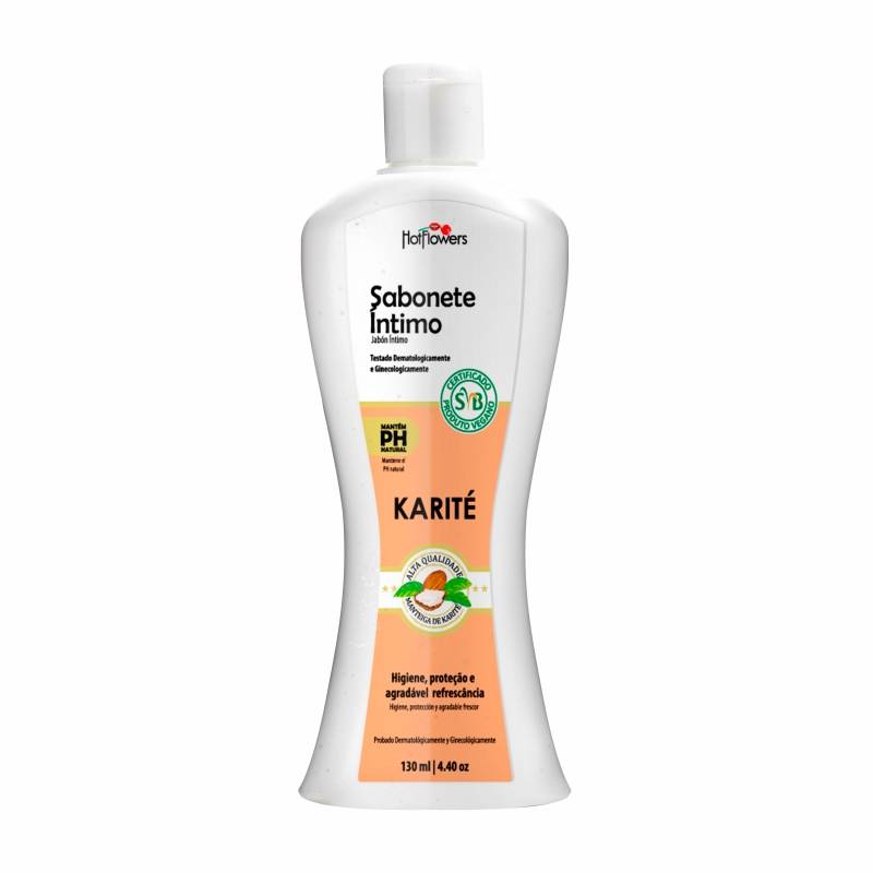 Sabonete Intimo Morango Com Champanhe Hot Flowers - 130ml