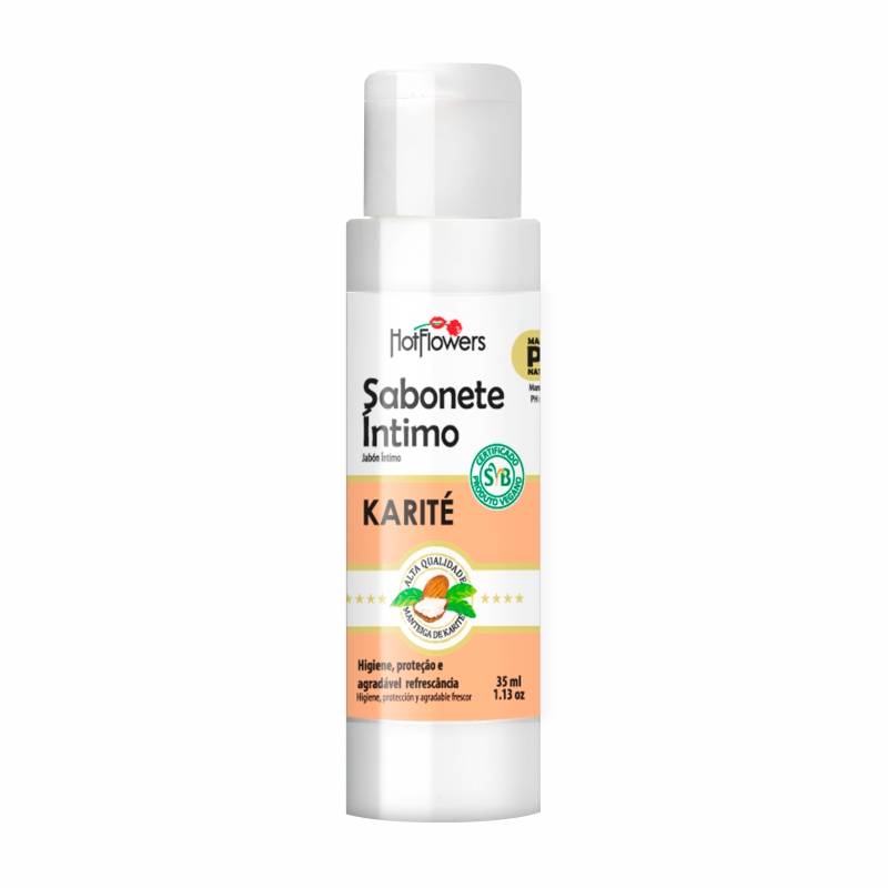 Sabonete Íntimo Hot Flowers  Morango Com Champagne - 35ml