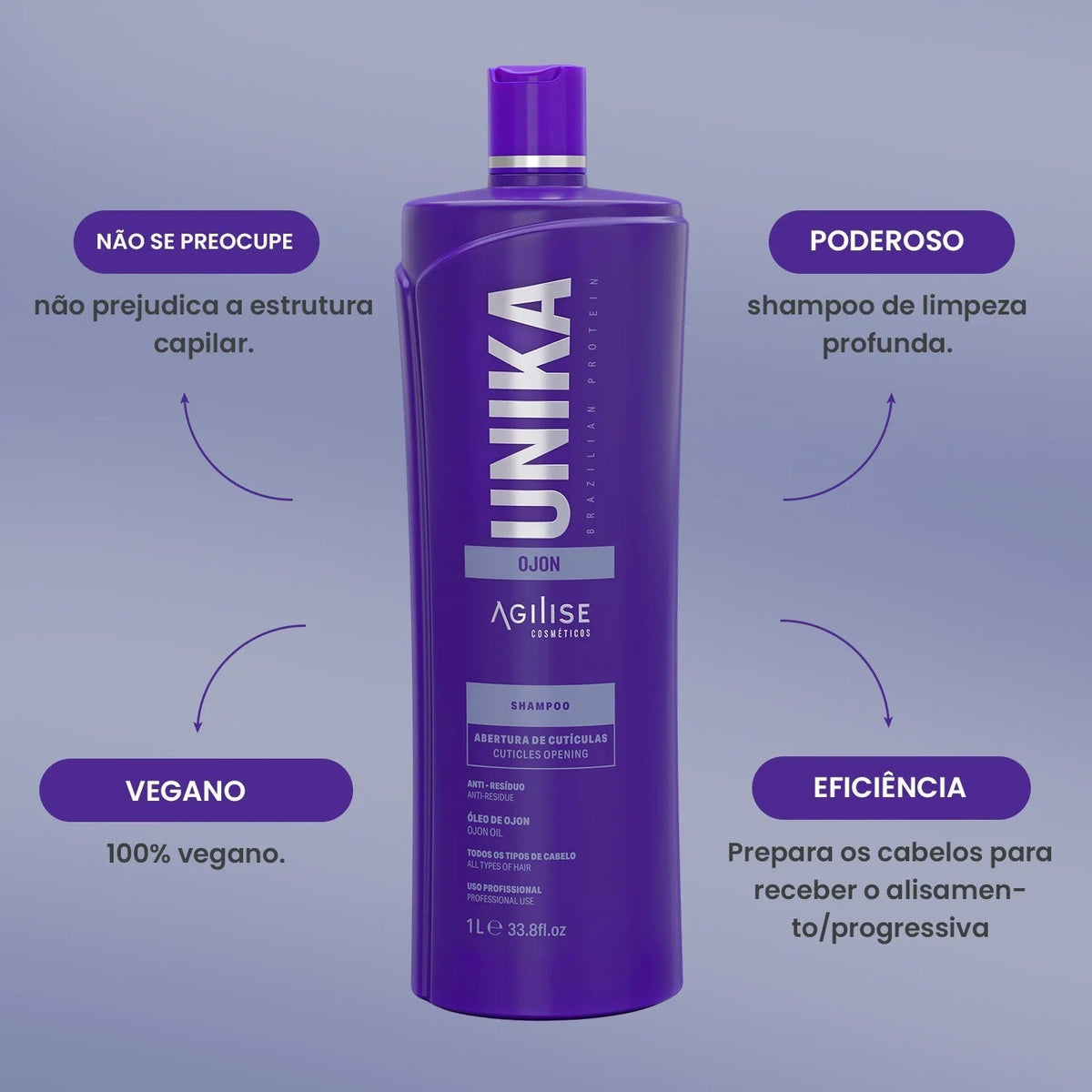 Anti-Residue Shampoo Unika Ojon   1L  Agilise