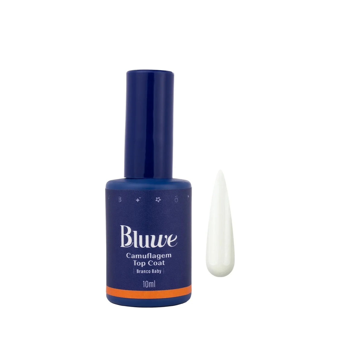 Bluwe Top Coat Camouflage Baby White - 10ml