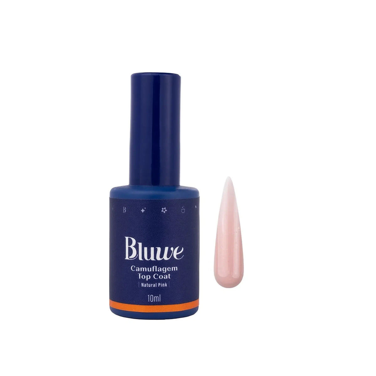 Bluwe Top Coat Camouflage Natural Pink - 10ml