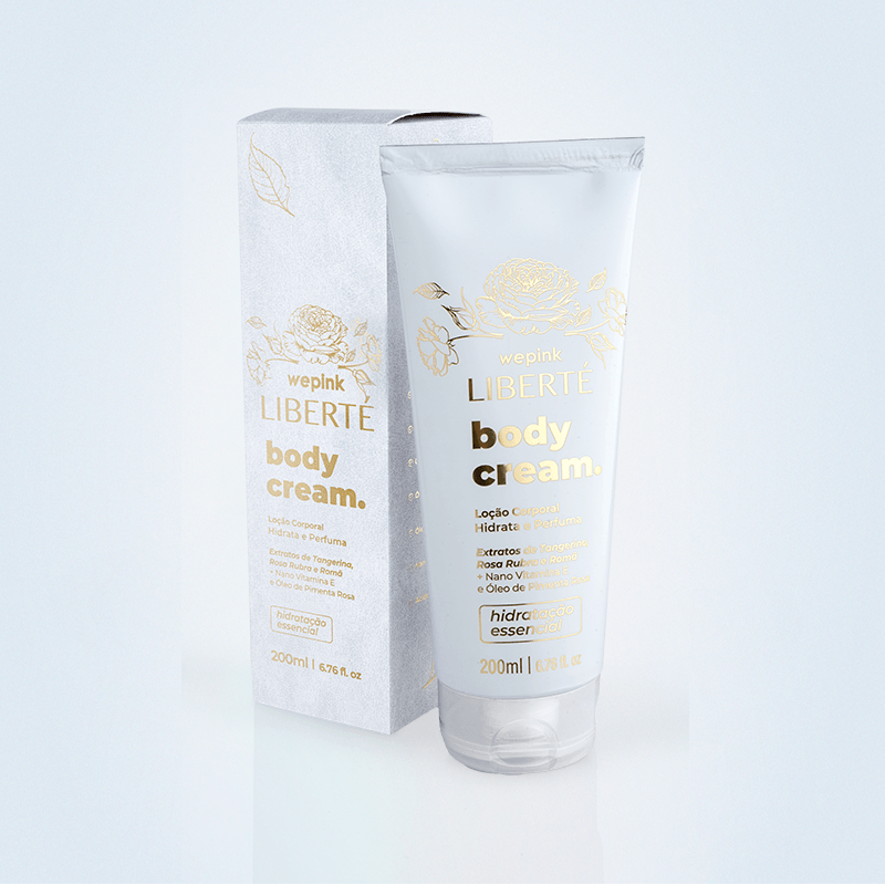 Body Cream Liberté Desodorante Hidratante Wepink - 200ml