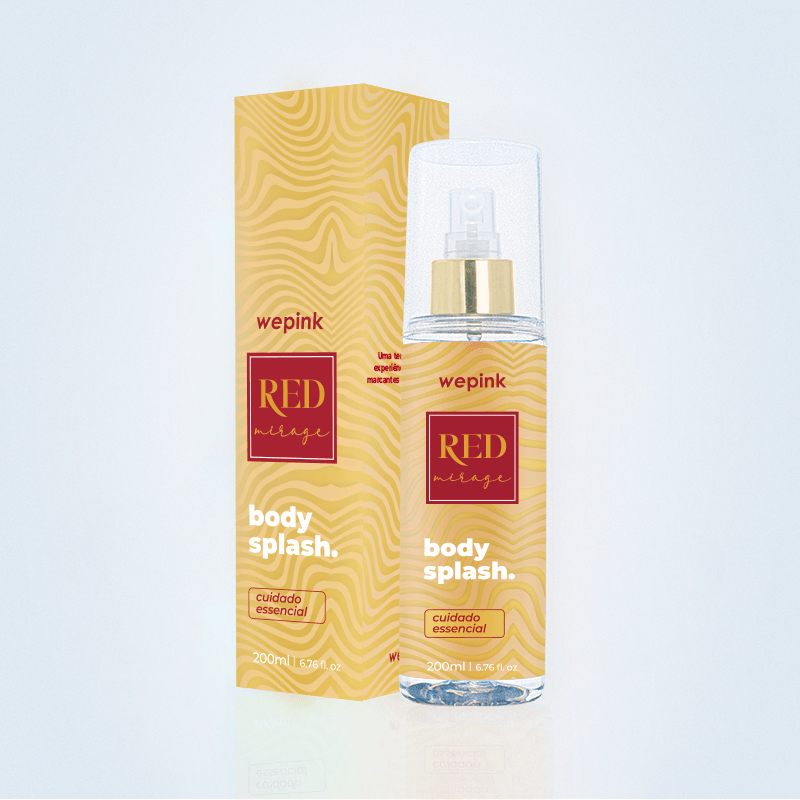 Body Splash Red Mirage Desodorante Colônia Wepink - 200ml
