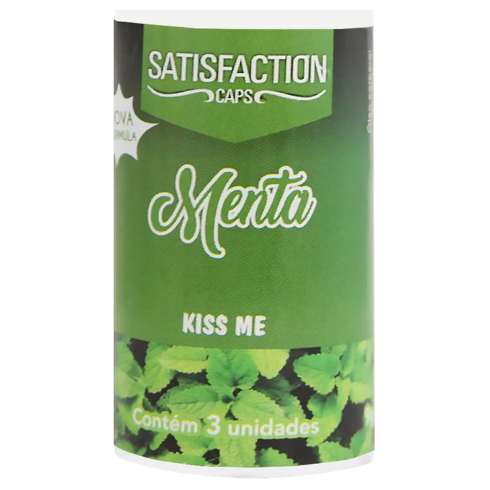 Bolinha Beijável Menta Kiss Me Satisfaction (ST435) - 03un