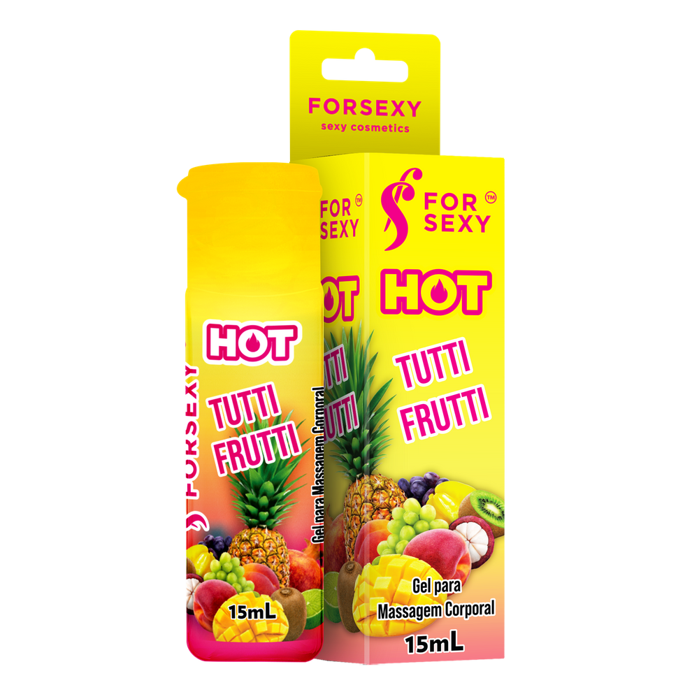 Gel Hot Beijável For Sexy Tutti-frutti - 15ml