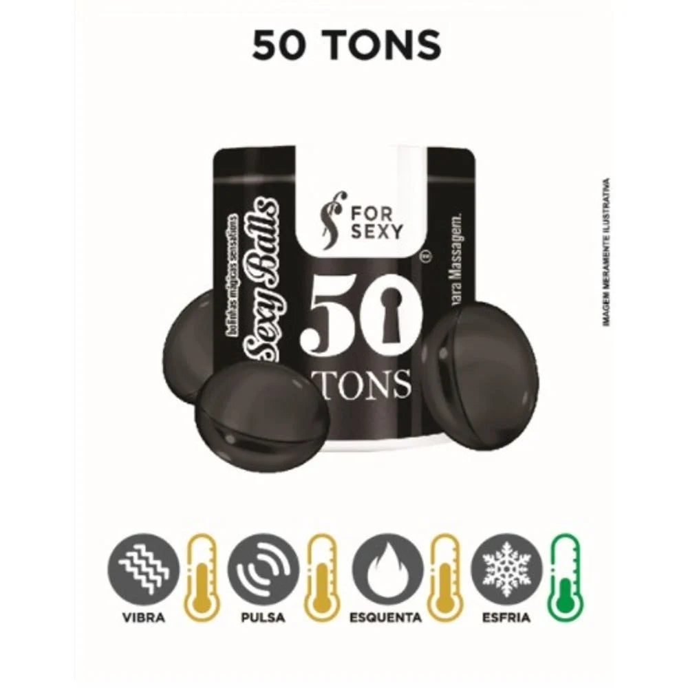 Bolinha Sexy Balls 50 Tons For Sexy – 3un
