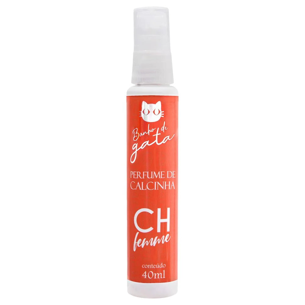Perfume De Calcinha Antisséptico CH Femme Banho De Gata - 40ml