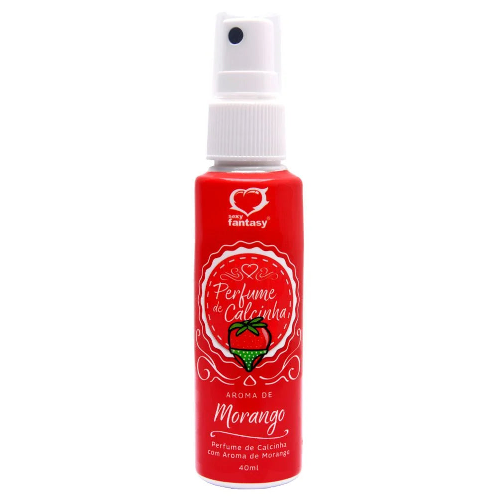 Perfume De Calcinha Aroma De Morango Sexy Fantasy -  40Ml